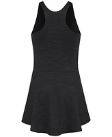 adidas Big Girls Melange Flounce Racerback Sleeveless Dress
