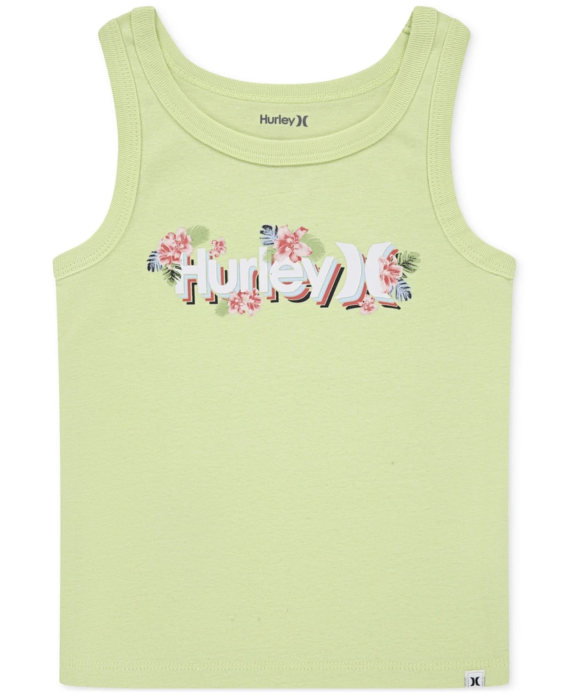 Hurley Big Girls Tropics Graphic Tank Top