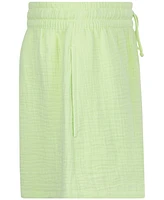Hurley Big Girls Woven Cotton Gauze High-Rise Shorts