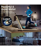 2.25HP 2 in 1 Folding Treadmill with App Speaker Remote Control