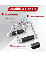 4-Piece Cable Machine Attachment Set for Home Gym