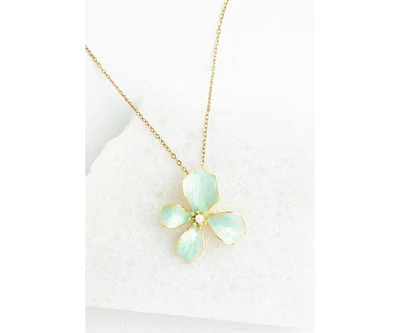 Hope in Bloom Necklace in Mint