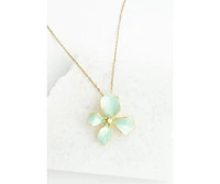 Hope in Bloom Necklace in Mint