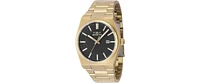 Invicta Men's 48395 Speedway Quartz 3 Hand Black Dial Watch