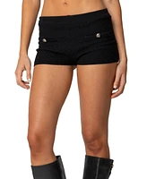 Edikted Womens Amalie Knit Shorts