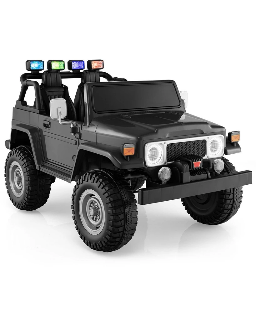 12V 2-Seat Licensed Kids Ride On Toyota FJ40 Car with 2.4G Remote Control