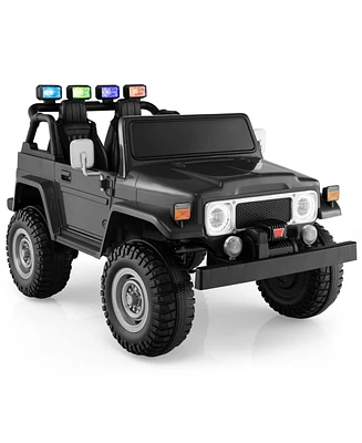 12V 2-Seat Licensed Kids Ride On Toyota FJ40 Car with 2.4G Remote Control