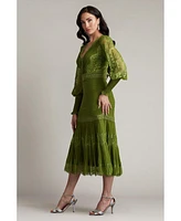 Tadashi Shoji Women's Nyssa Bishop Sleeve Dress