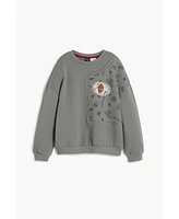 Desigual Boys's Spiderman patch sweatshirt