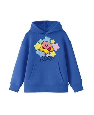 Kirby Warp Star Ride Youth Royal Blue Sweatshirt