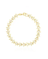 The Lovery Mother of Pearl Star Bracelet 14K Gold