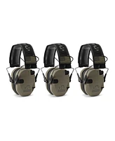 Walker's Razor Slim Electronic Shooting Muffs 3-Pack, Fde American Flag