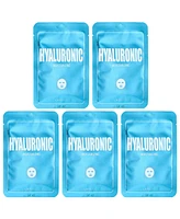 Lapcos Hyaluronic Moisturizing Beauty Sheet Mask Set 5 Sheets