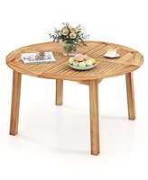 Outdoor Acacia Wood Dining Table for 4-6 People