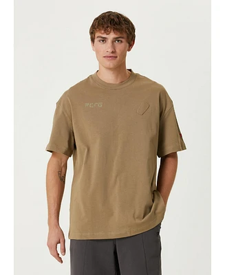 Pcfg Men's Oversized Tee With Emboss Detail - Pine Groove