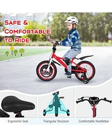 Kids Adjustable Bike with Storage Basket and Double Brake Safe and Stylish Bicycle for Ages 4-8 Years Old