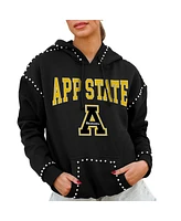 Gameday Couture Women's Black Appalachian State Mountaineers Studded Pullover Hoodie