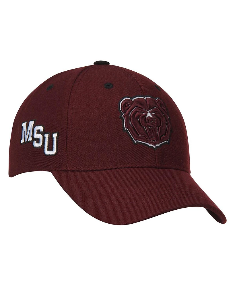 Top Of the World Men's Maroon Missouri State University Bears Triple Threat Adjustable Hat