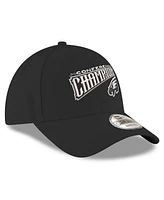 New Era Men's Black Philadelphia Eagles 2024 Nfc Champions Replica 9FORTY Adjustable Hat