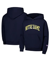 Champion Big Boys and Girls Navy Notre Dame Fighting Irish Basic Arch Hoodie