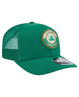 New Era Men's Kelly Green Boston Celtics Victory Grove Circle Patch 9SEVENTY Adjustable Hat