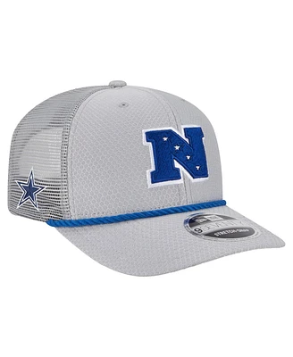 New Era Men's Gray Dallas Cowboys 2025 Pro Bowl 9SEVENTY Stretch-Snap Hat