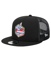 New Era Men's Black Looney Tunes x Team Usa Badge 9FIFTY Adjustable Hat