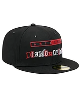 New Era Men's Black Arizona Diamondbacks Ransom 59FIFTY Fitted Hat