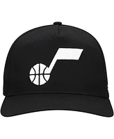 '47 Brand Men's Black Utah Jazz Core Logo Hitch Adjustable Hat