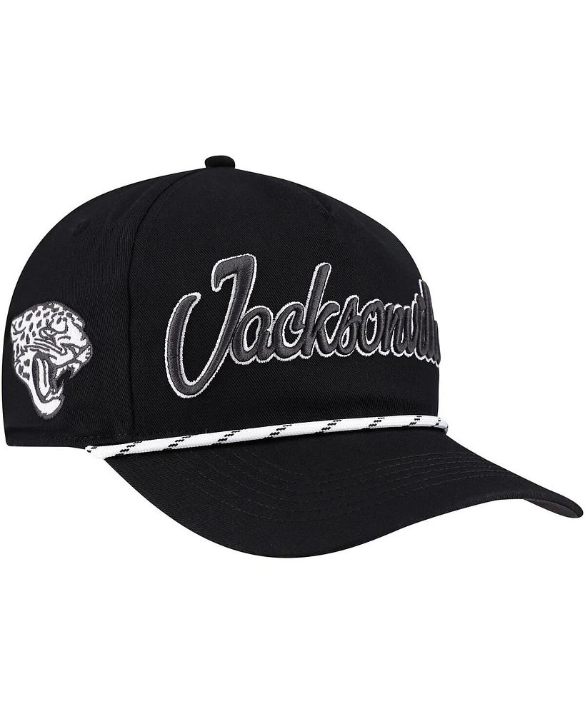 '47 Brand Men's Black Jacksonville Jaguars Overhand Speckle Hitch Adjustable Hat