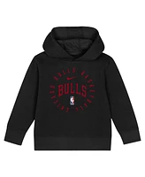 Nike Toddler Black Chicago Bulls Practice Club Pullover Hoodie and Sweatpants Set