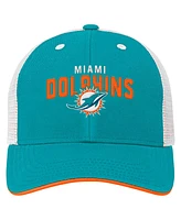 Outerstuff Preschool Aqua Miami Dolphins Core Lockup Trucker Adjustable hat