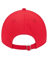 New Era Men's Red Indiana Fever 9TWENTY Adjustable Hat