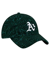 New Era Women's Green Athletics Flair 9TWENTY Adjustable Hat