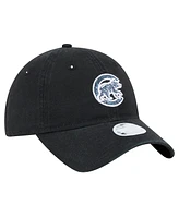 New Era Women's Black Chicago Cubs Glitz 9TWENTY Adjustable Hat