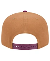 New Era Men's Brown/Purple Texas Rangers Color Pack Two-Tone 9FIFTY Snapback Hat