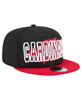 New Era Men's Black St. Louis Cardinals Splatter 9FIFTY Snapback Hat