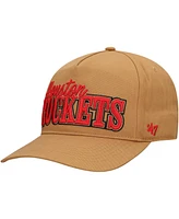 '47 Brand Men's Tan Houston Rockets Barnes Hitch Adjustable Hat