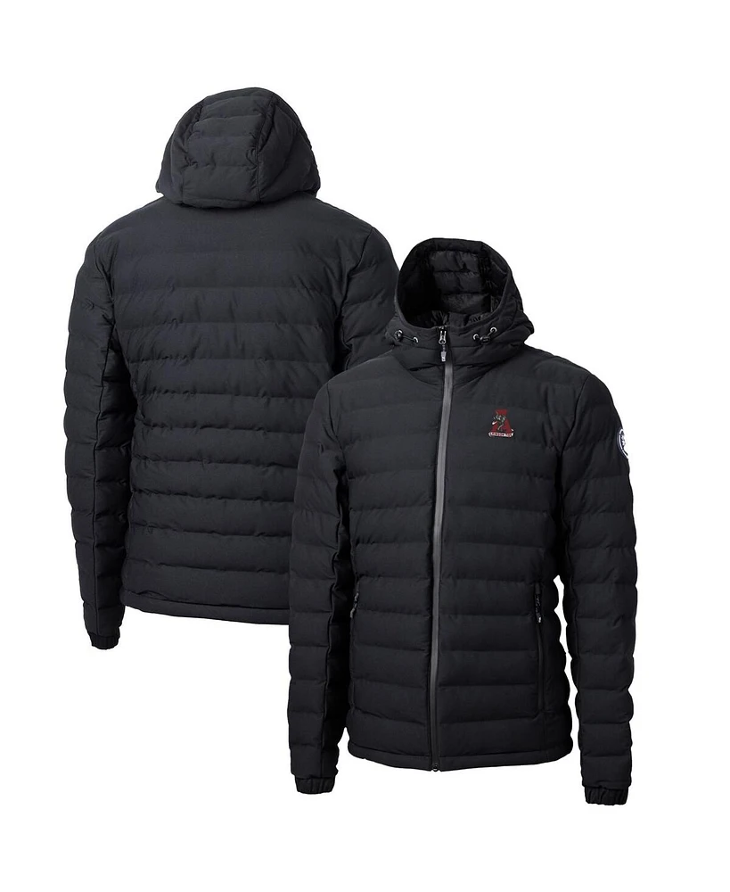 Cutter & Buck Men's Black Alabama Crimson Tide Mission Ridge Eco Insulated Puffer Full-Zip Jacket