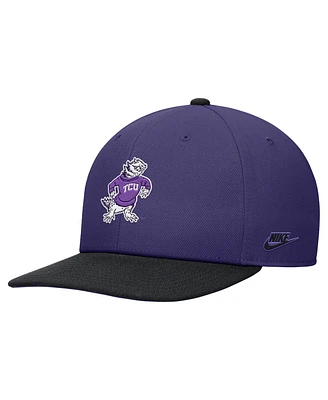 Nike Men's Purple Tcu Horned Frogs Vintage Snapback Hat