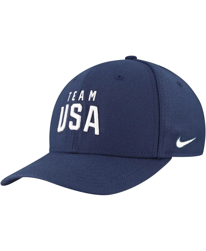 Nike Men's Navy Team Usa Rise Performance Flex Hat