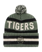 '47 Brand Men's Green Auburn Tigers Oht Military Appreciation Bering Cuffed with Pom Knit Hat