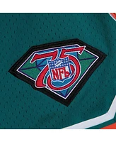 Mitchell & Ness x Just Don Men's Aqua Miami Dolphins Throwbacks Shorts