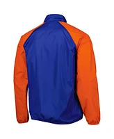 G-iii Sports by Carl Banks Men's Royal/Orange Florida Gators Point Guard Raglan Half-Zip Jacket