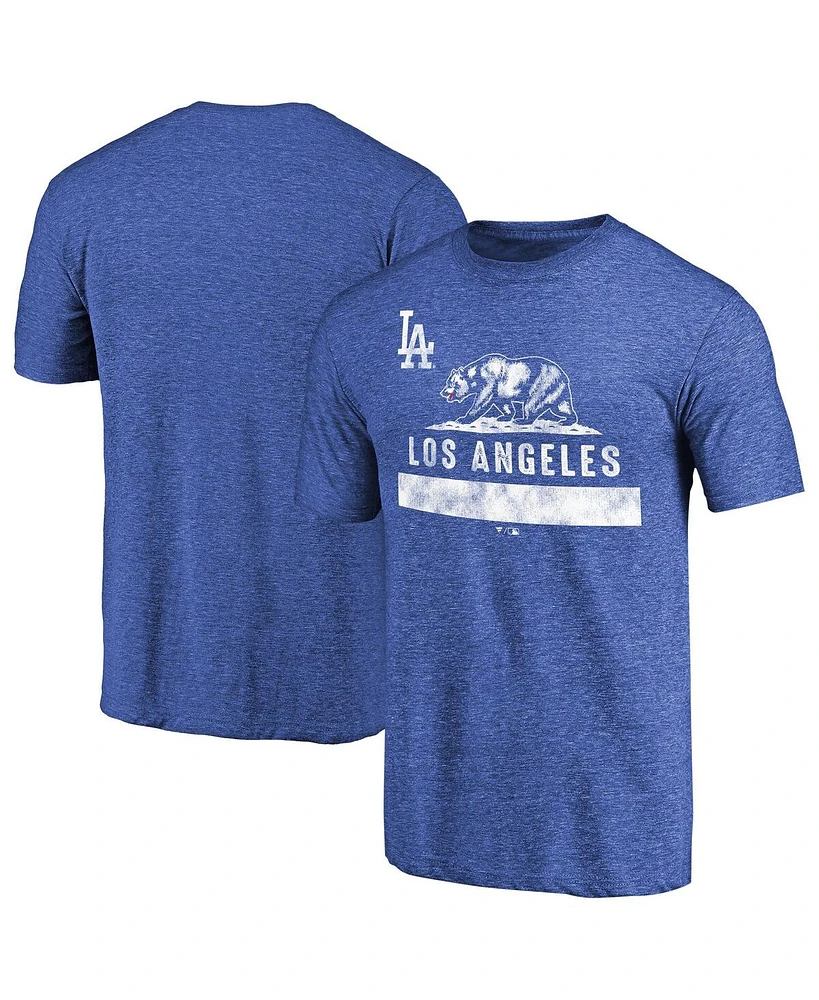 Fanatics Men's Royal Los Angeles Dodgers Hometown Collection La Bear T-Shirt