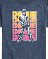 Airwaves Men's David Bowie Repeated Short Sleeve T-Shirt