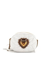Pre-Owned Dolce & Gabbana Small Devotion Camera Bag Quilted Leather
