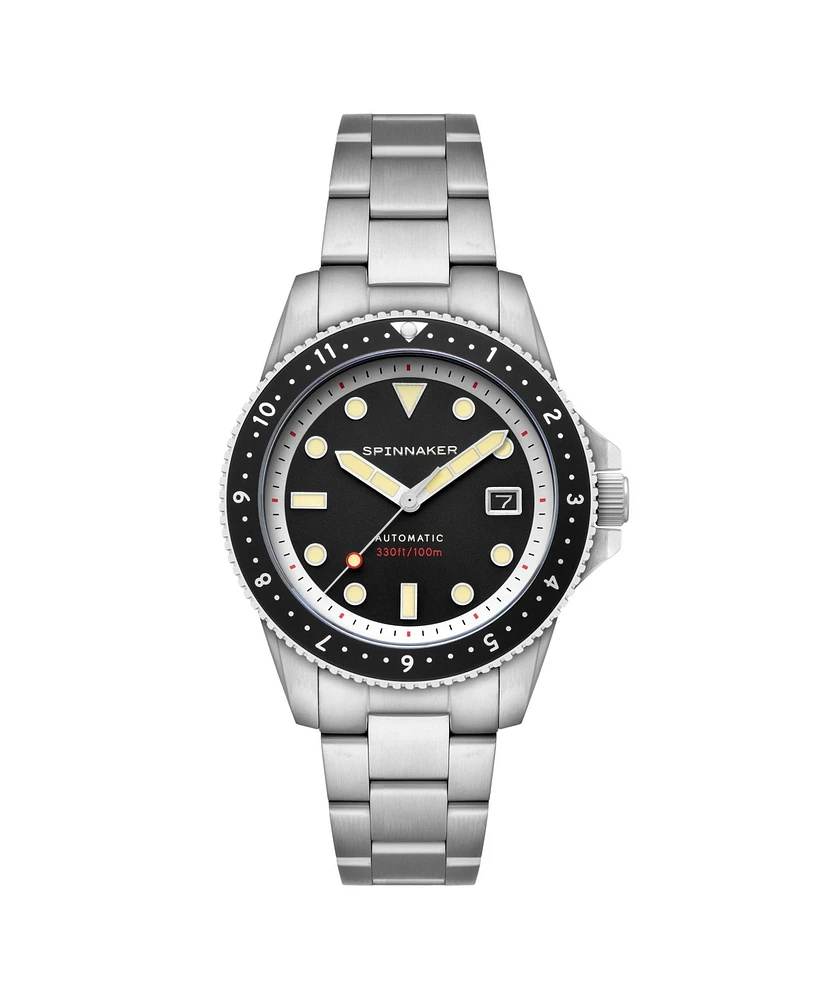 Spinnaker Men's Croft Pioneer Automatic Solid Stainless Steel Bracelet Watch