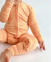 Tiny Knot Co. Baby Boys and Girls Convertible 2 Way Zippered Footed Coverall