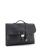 Pre-Owned Hermes 41 Sac a Depeches Bag Fjord